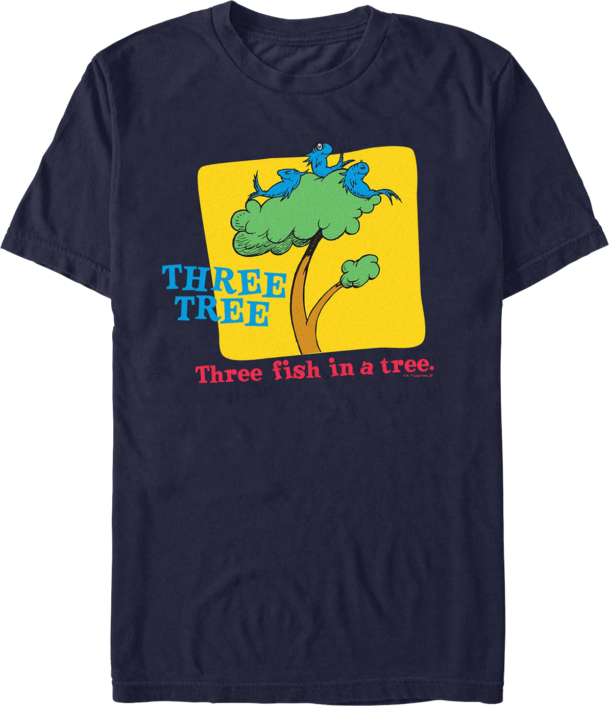 Three Fish In A Tree Dr. Seuss T-Shirt product image 1