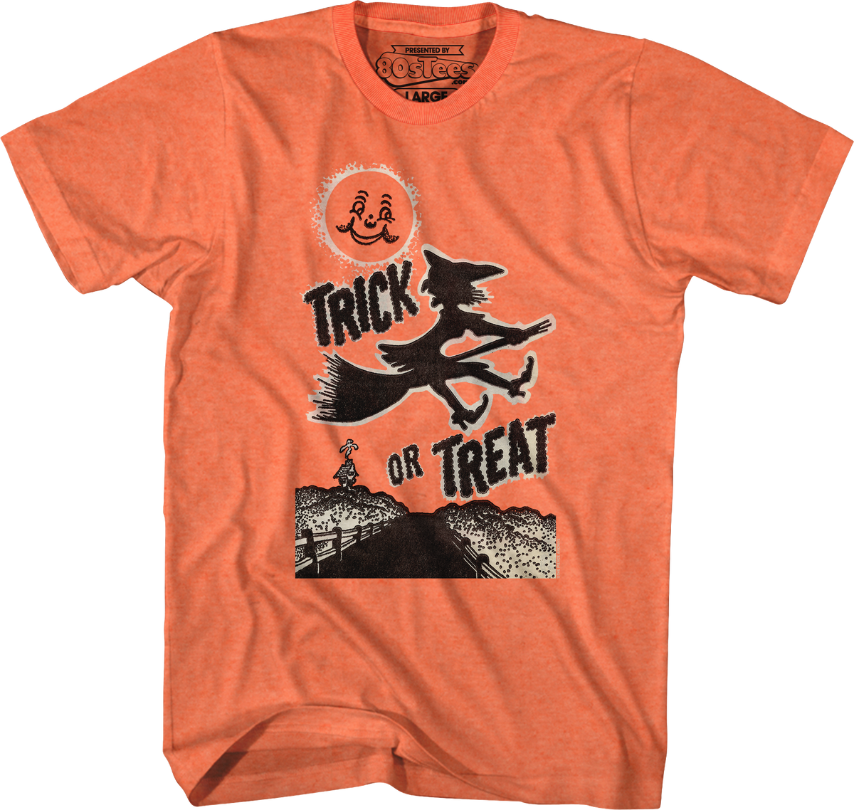 Trick Or Treat Witch Silhouette T-Shirt product image 1