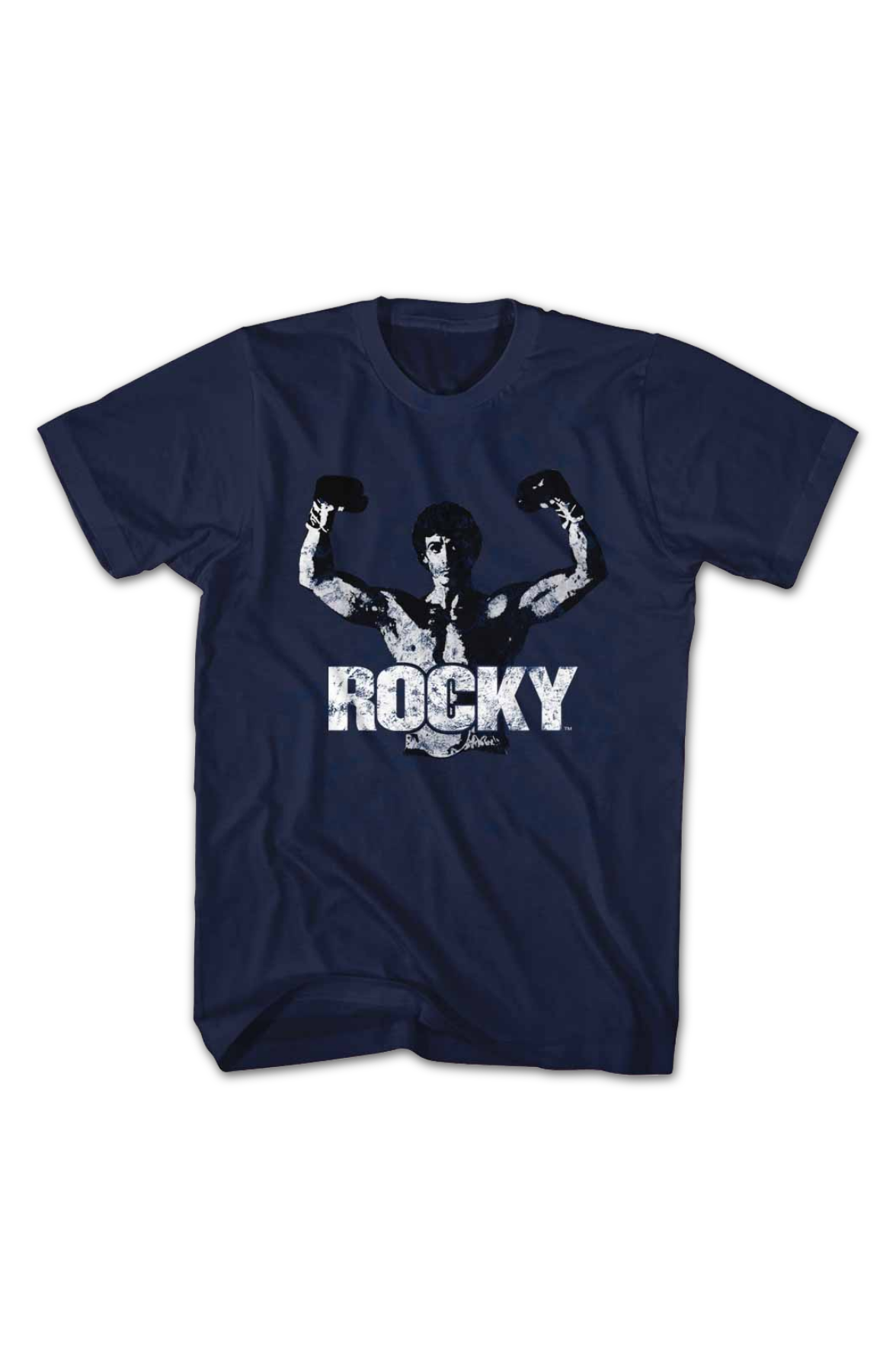 Arms Raised Victory Pose Rocky T-Shirt product image 2
