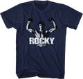 Arms Raised Victory Pose Rocky T-Shirt product image 1