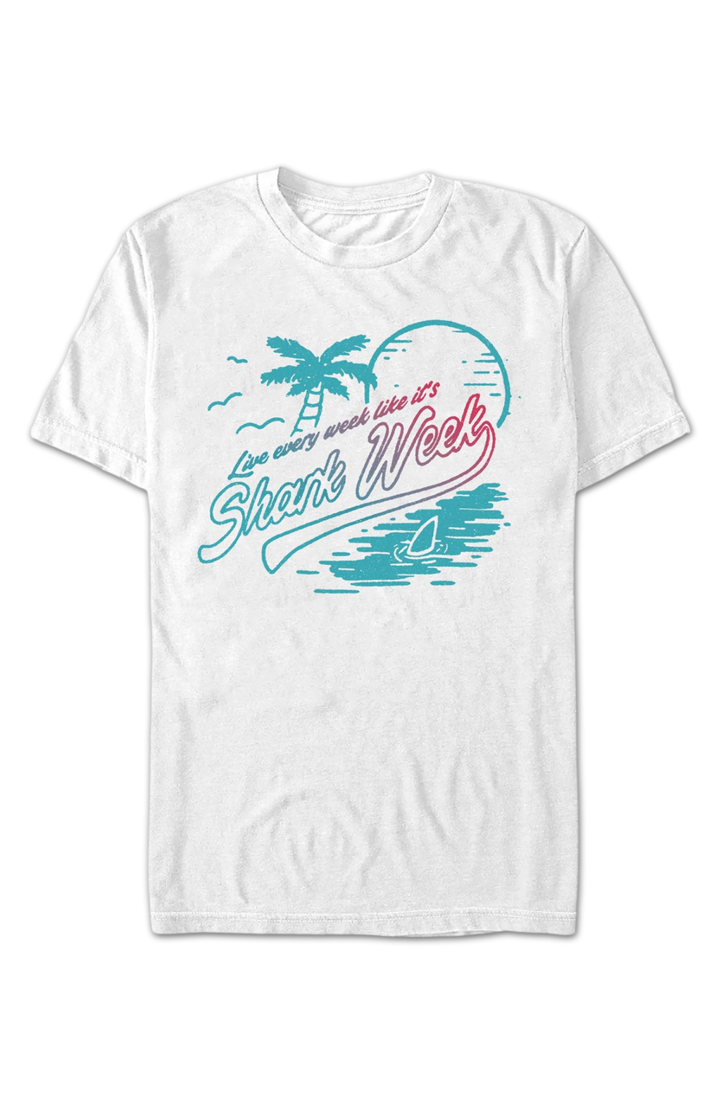 Tropical Live Every Week Like It's Shark T-Shirt product image 2