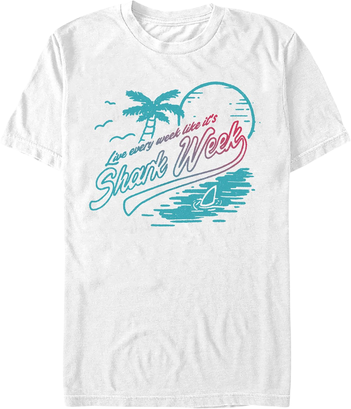 Tropical Live Every Week Like It's Shark T-Shirt product image 1