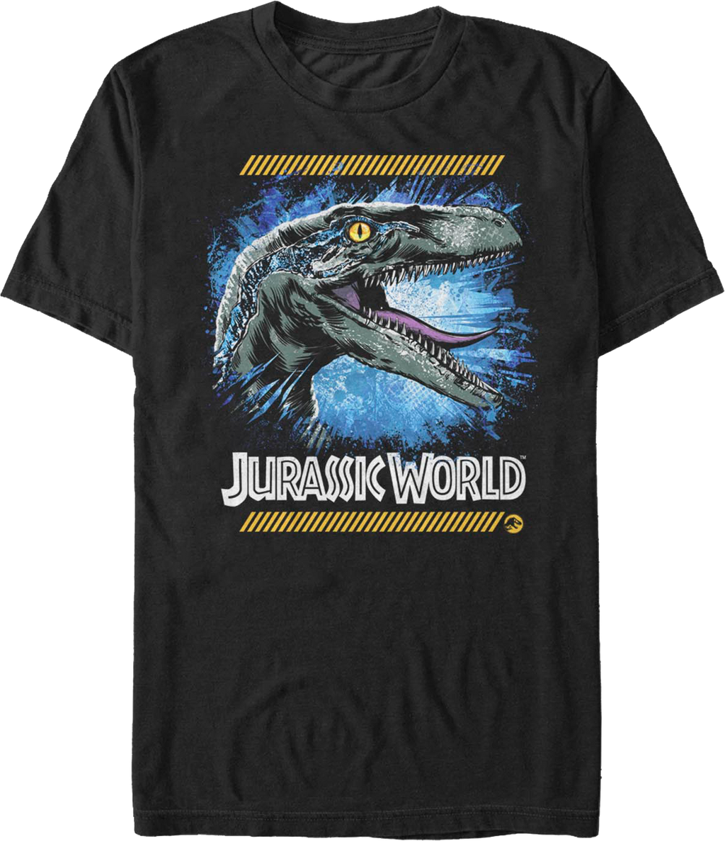 Velociraptor Head Games Jurassic Park T-Shirt product image 1