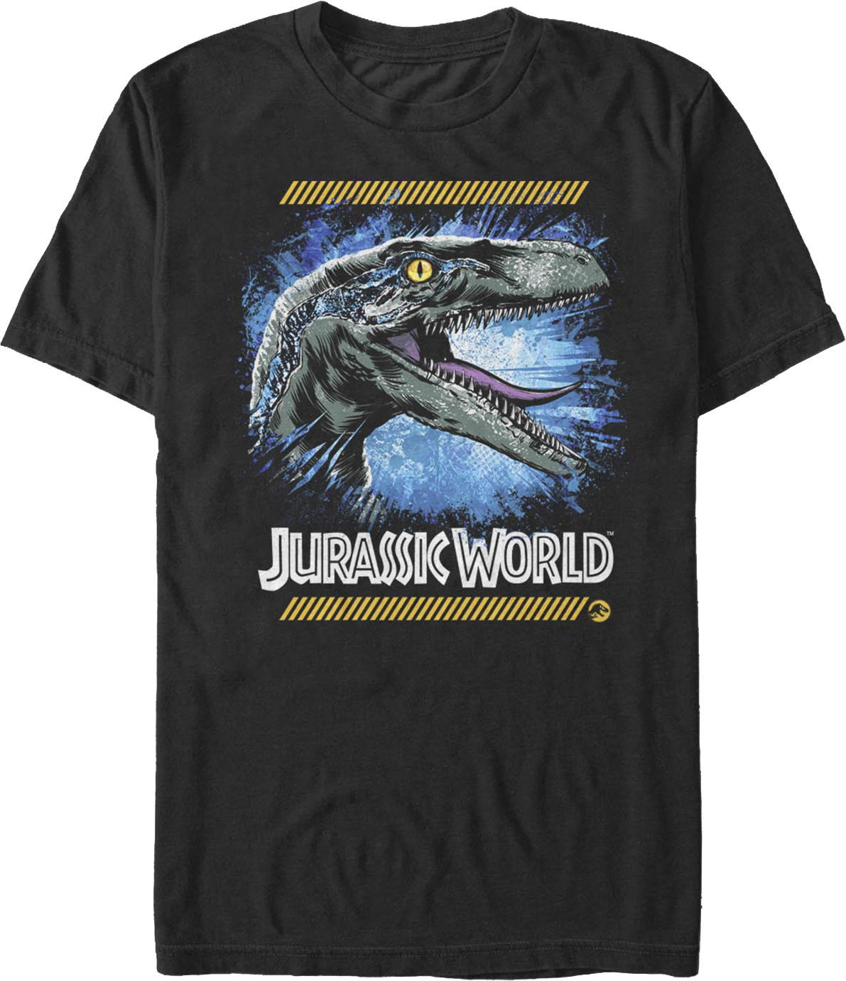 Velociraptor Head Games Jurassic Park T-Shirt product image 1