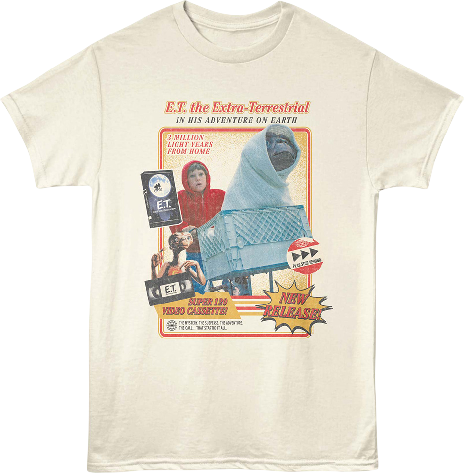 Video Cassette E.T. The Extra-Terrestrial T-Shirt product image 1
