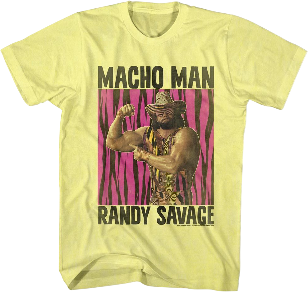 Vintage Flex & Point Macho Man Randy Savage T-Shirt product image 1