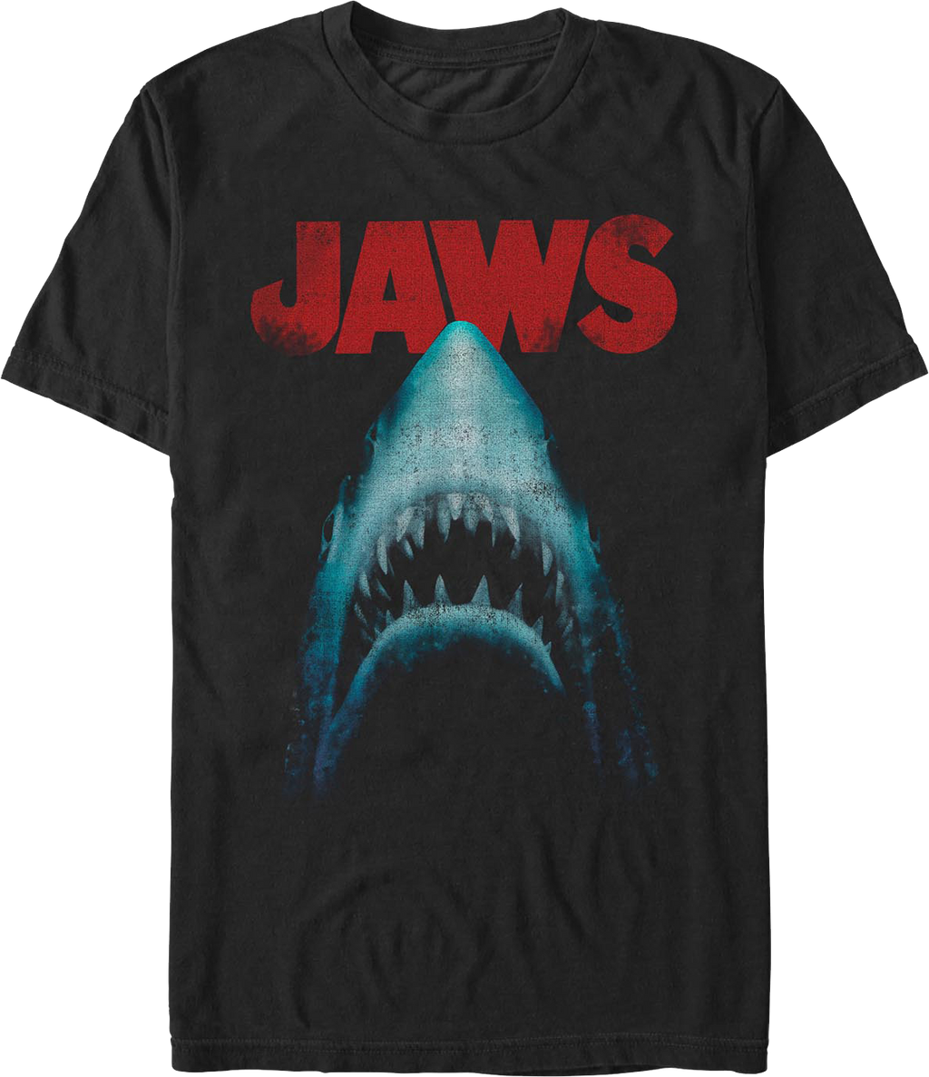 Vintage Great White Shark Jaws T-Shirt product image 1