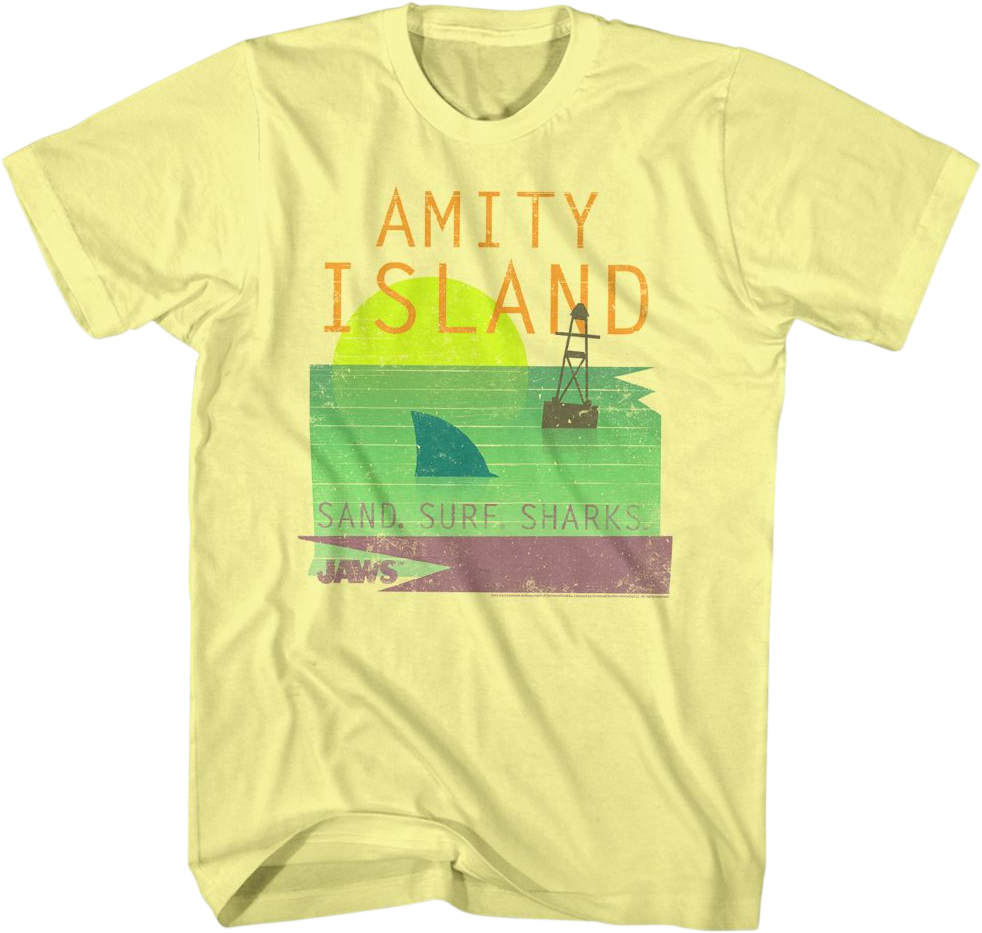 Vintage Sand Surf Sharks Jaws T-Shirt product image 1