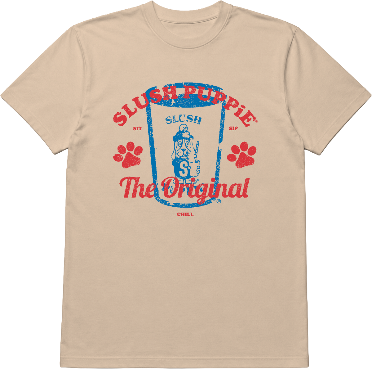 Vintage Sit Sip Chill Slush Puppie T-Shirt product image 1
