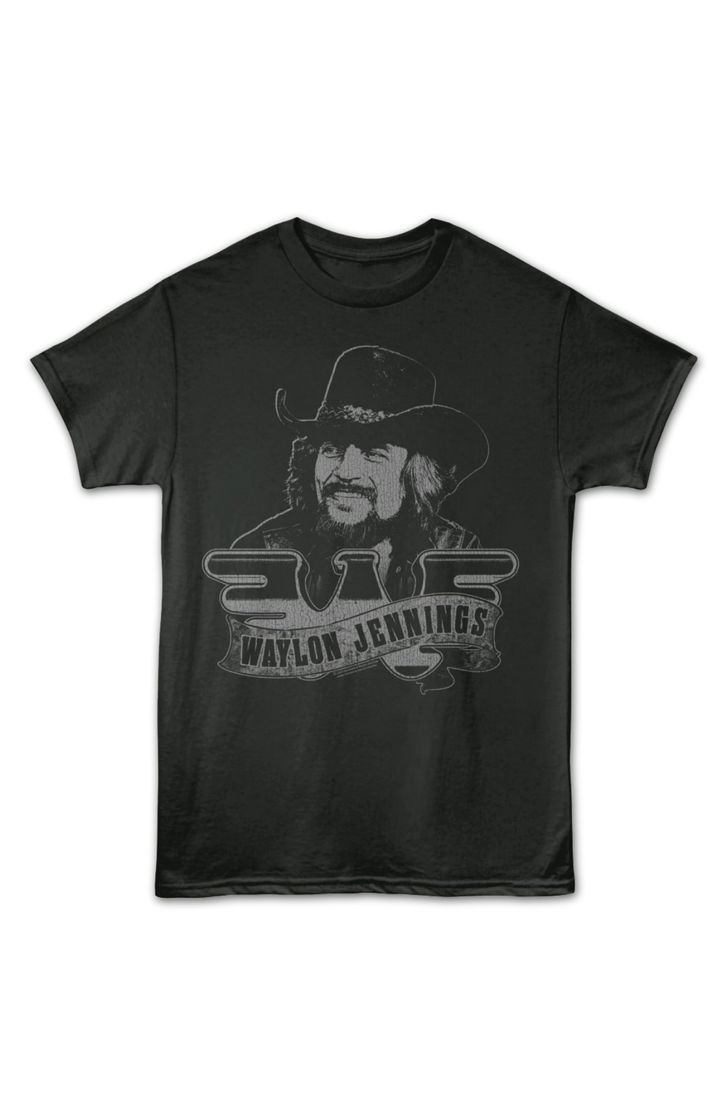 Banner Logo Waylon Jennings T-Shirt product image 2
