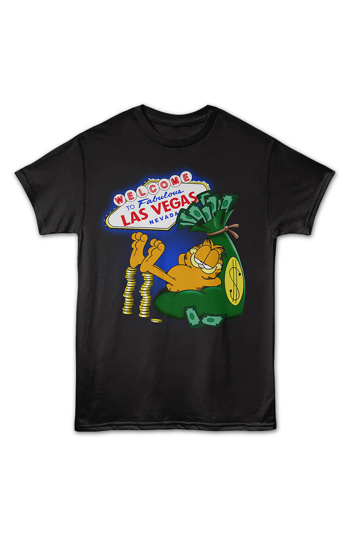 Welcome To Fabulous Las Vegas Garfield T-Shirt product image 2
