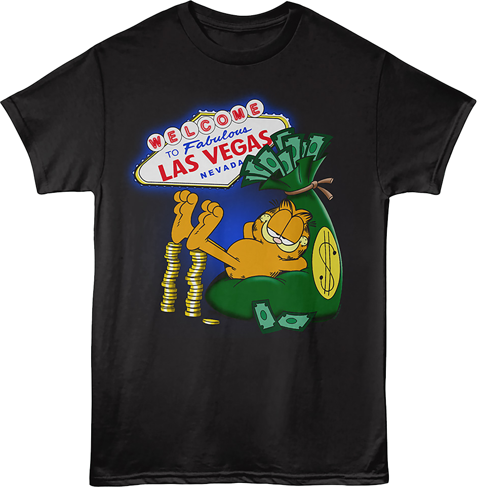 Welcome To Fabulous Las Vegas Garfield T-Shirt product image 1