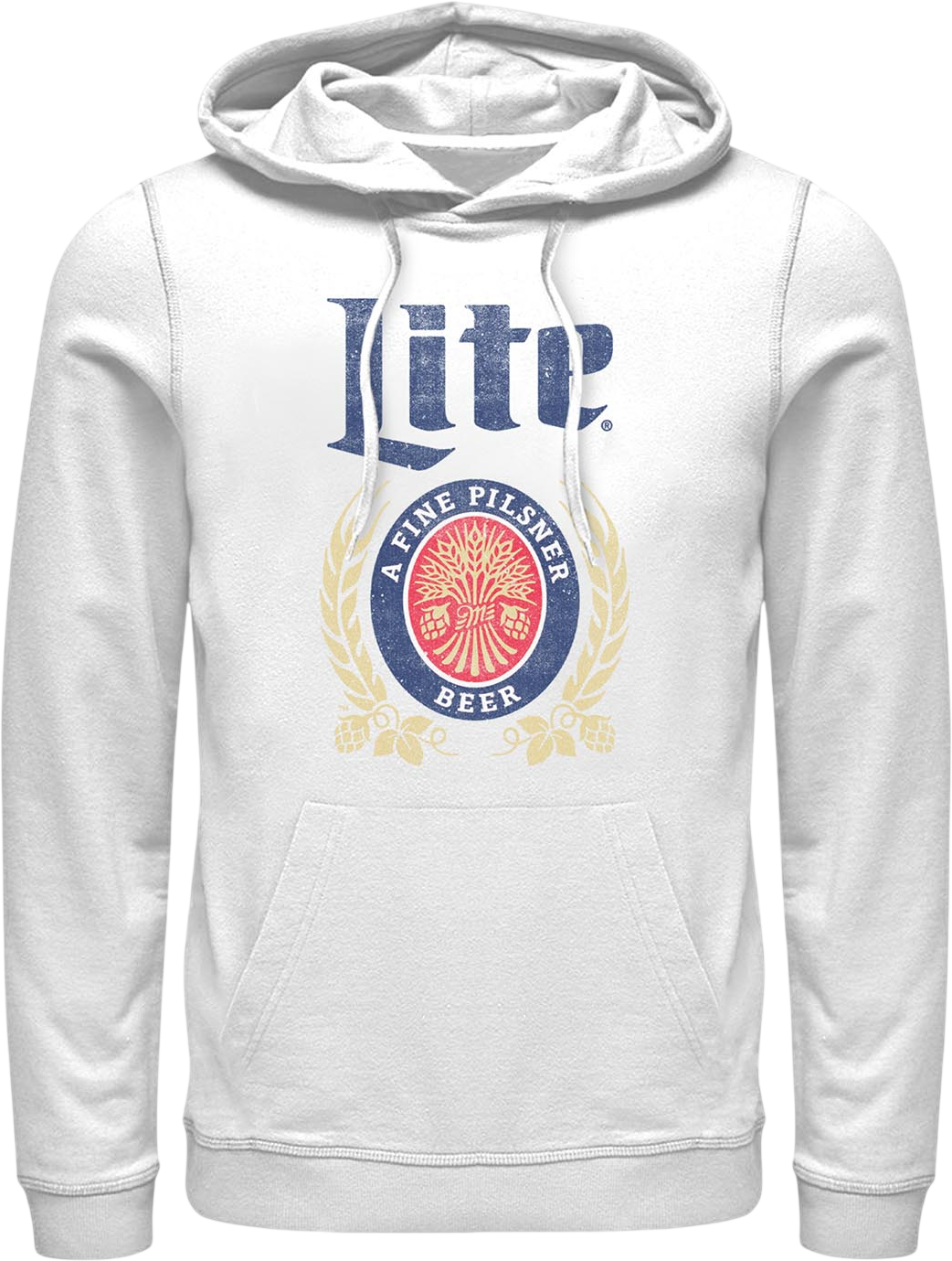 White Miller Lite Hoodie product image 1