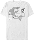 White Watching Shark Week T-Shirt product image 1