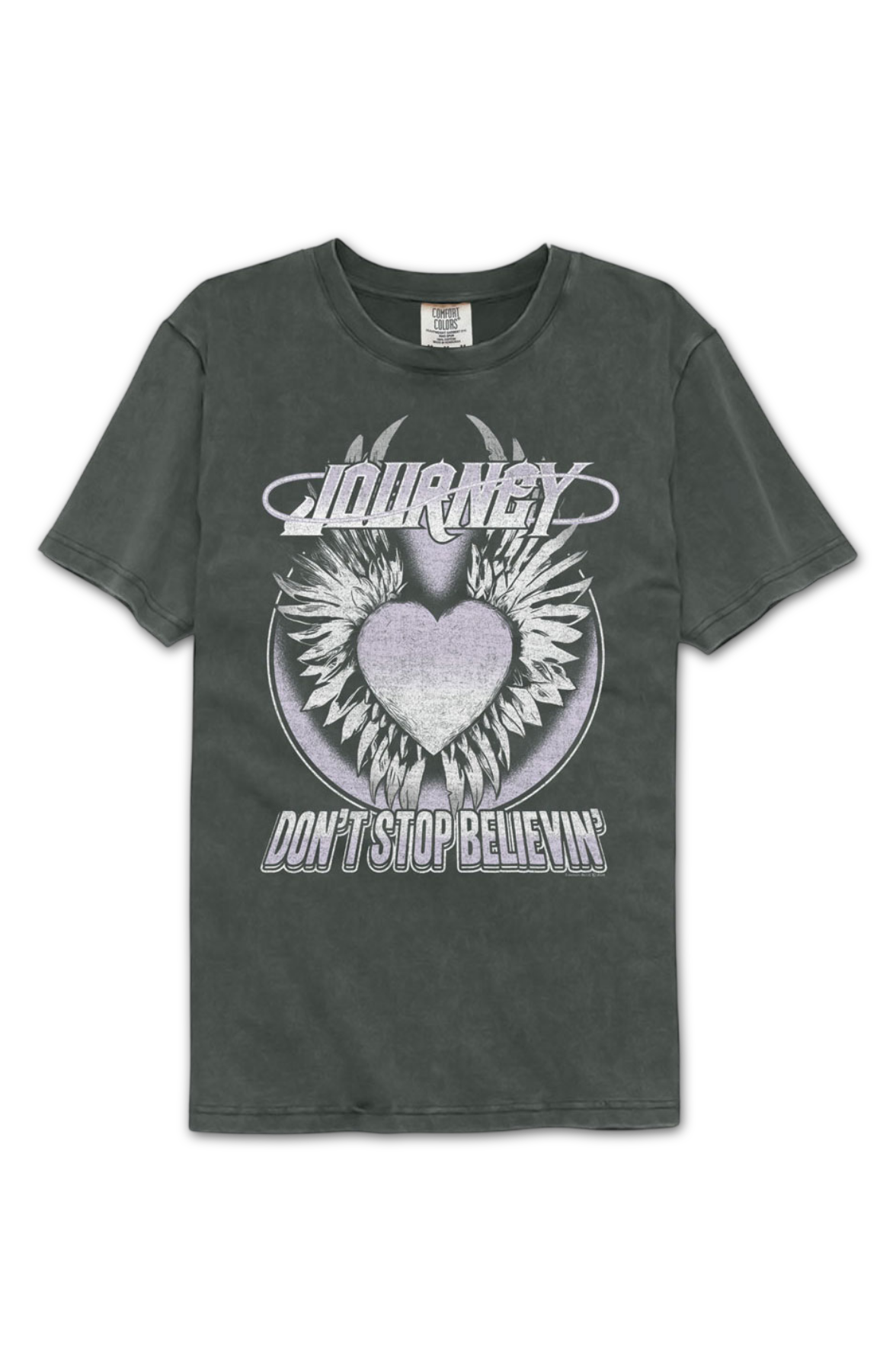 Winged Heart Don't Stop Believin' Journey Comfort Colors product image 2