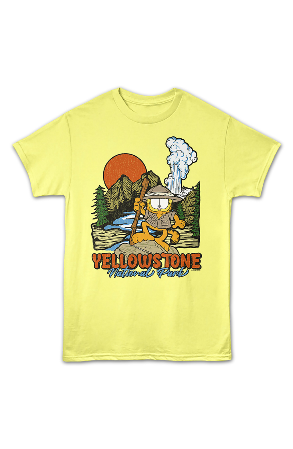 Yellowstone National Park Garfield T-Shirt product image 2