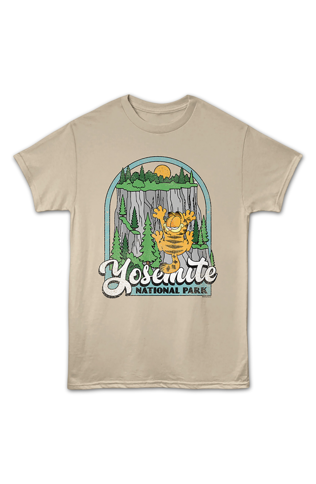 Yosemite National Park Garfield T-Shirt product image 2