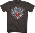 You Give Love A Bad Name Circle Bon Jovi T-Shirt product image 1